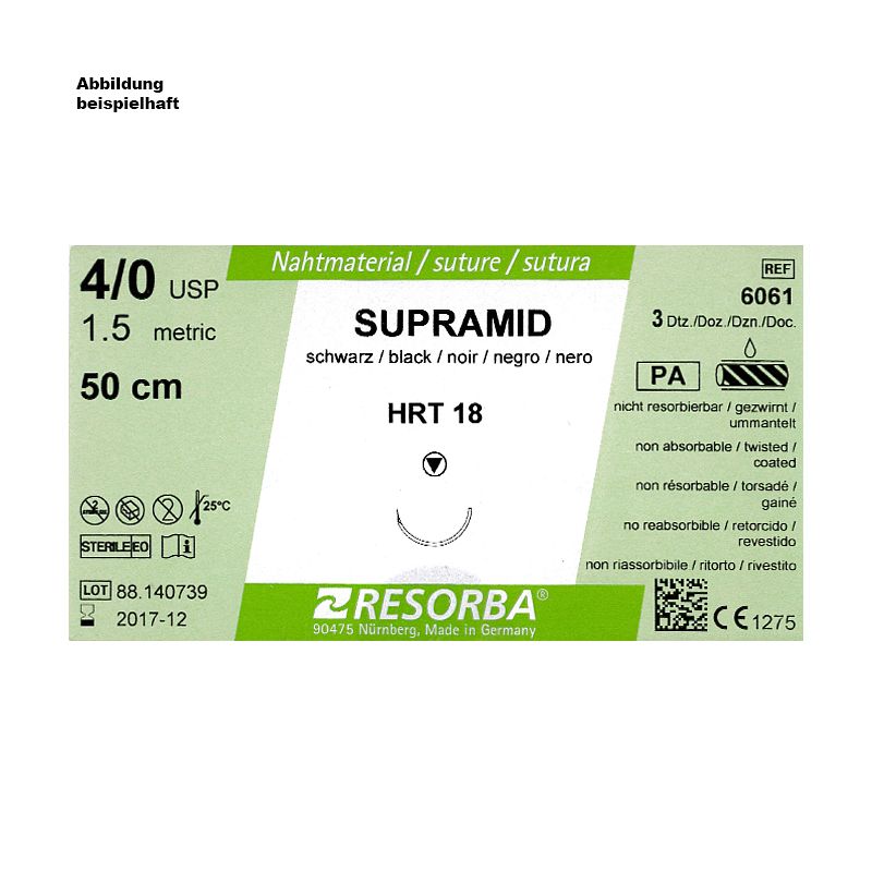 SUPRAMID HRT 18 3/0=2 schwarz,